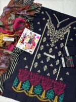 Zainab Chottani Luxury Summer Collection 2K25 - 3PC Lawn Suit with Heavy Embroidered Front & Voil Dupatta