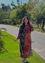 Bin Saeed 2025 Printed Lawn 3PC Suit Collection - Shirt, Voil Dupatta & Dyed Trouser