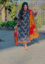 Bin Saeed 2025 Printed Lawn 3PC Suit Collection - Shirt, Voil Dupatta & Dyed Trouser