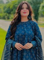 Bin Saeed 2025 Printed Lawn 3PC Suit Collection - Shirt, Voil Dupatta & Dyed Trouser