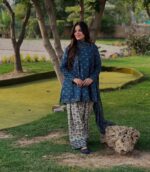 Bin Saeed 2025 Printed Lawn 3PC Suit Collection - Shirt, Voil Dupatta & Dyed Trouser