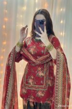 Bin Saeed 2025 Printed Lawn 3PC Suit Collection - Shirt, Voil Dupatta & Dyed Trouser