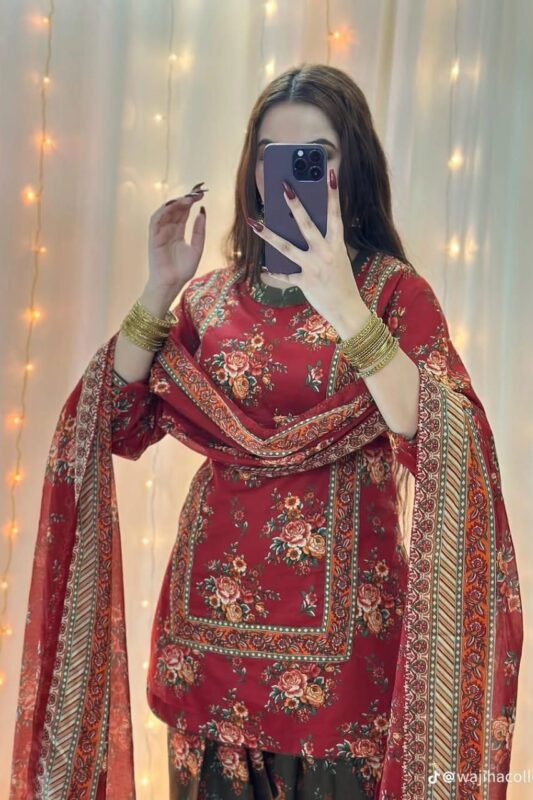 Bin Saeed 2025 Printed Lawn 3PC Suit Collection - Shirt, Voil Dupatta & Dyed Trouser