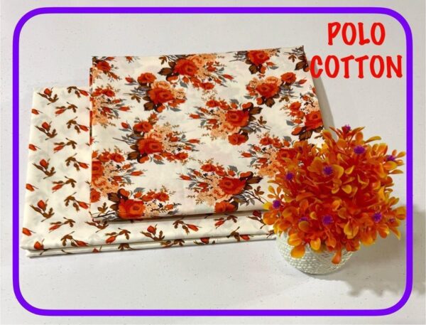 Ladies 2pc Unstitched Perfect for Mid-Summers Micro Polo Cotton 2025 | 13