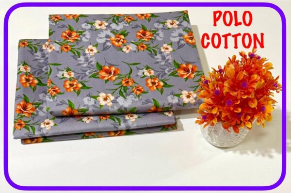 Ladies 2pc Unstitched Perfect for Mid-Summers Micro Polo Cotton 2025 | 02