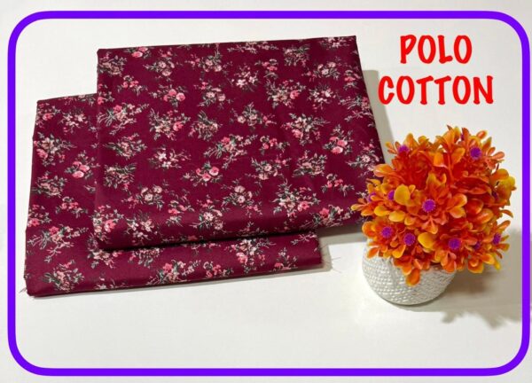 Ladies 2pc Unstitched Perfect for Mid-Summers Micro Polo Cotton 2025 | 21