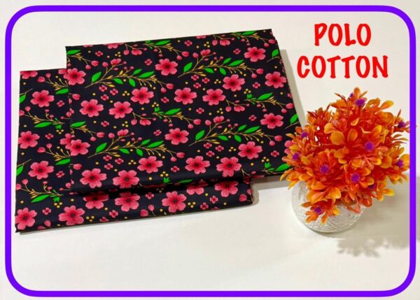 Ladies 2pc Unstitched Perfect for Mid-Summers Micro Polo Cotton 2025 | 22