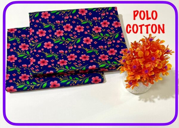 Ladies 2pc Unstitched Perfect for Mid-Summers Micro Polo Cotton 2025 | 23