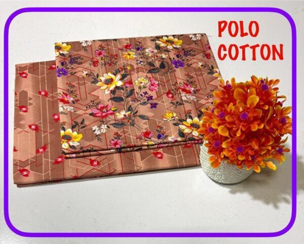 Ladies 2pc Unstitched Perfect for Mid-Summers Micro Polo Cotton 2025 | 34