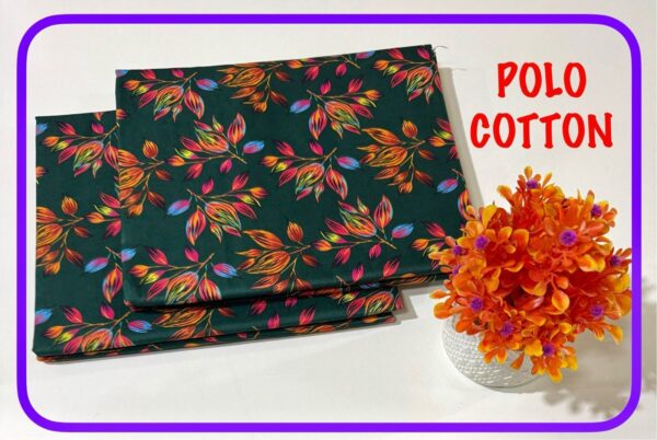 Ladies 2pc Unstitched Perfect for Mid-Summers Micro Polo Cotton 2025 | 04