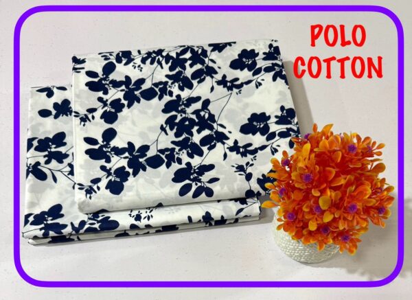 Ladies 2pc Unstitched Perfect for Mid-Summers Micro Polo Cotton 2025 | 53