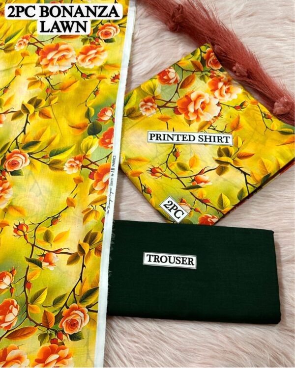 Bonanza Satrangi Lawn 2025 | Digital Printed 2Pcs Summer Lawn Collection 2025