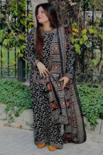 Bin Saeed 2025 Printed Lawn 3PC Suit Collection - Shirt, Voil Dupatta & Dyed Trouser
