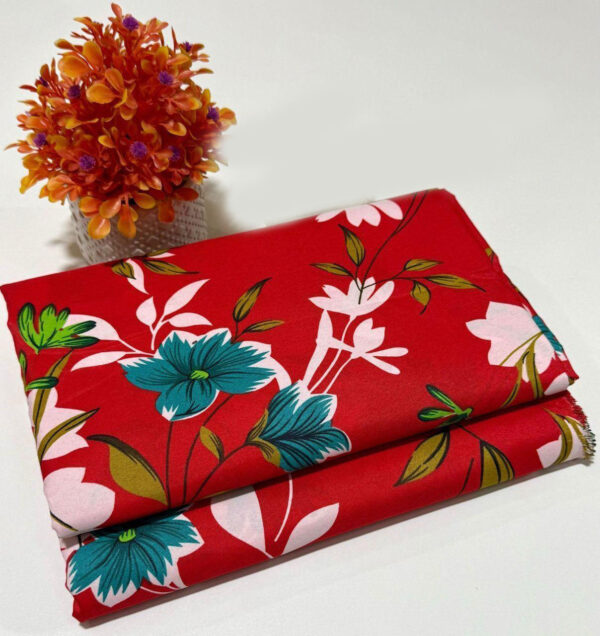 Women's Unstitched Allover Summer Cotton 2pc Suit 2025 | Design 127