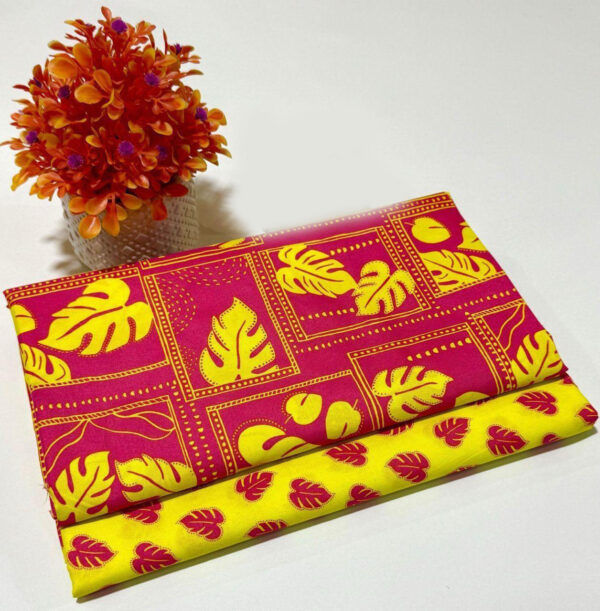 Women's Unstitched Allover Summer Cotton 2pc Suit 2025 | Design 128