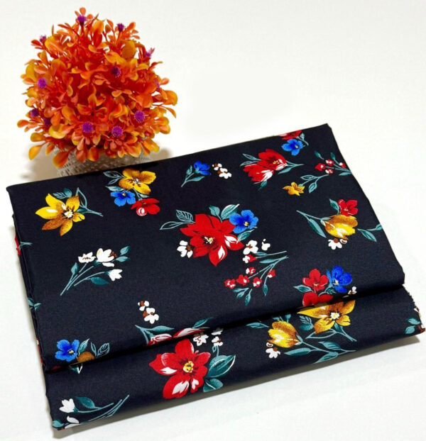 Design 03 – Women’s Digital Floral 2pc Cambric Cotton Suit for Summer