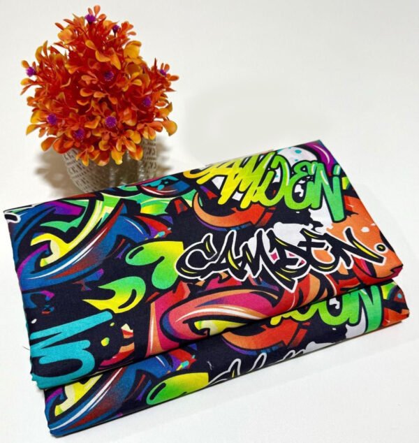 Design 36 – Lavender floral cambric cotton 2PC summer suit for women – unstitched 2025 collection