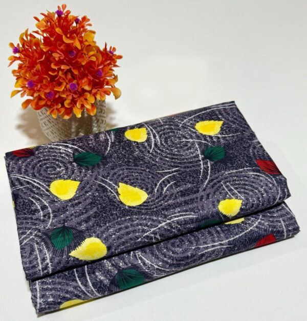 Design 38 – Pink floral unstitched 2PC summer cambric cotton suit for women