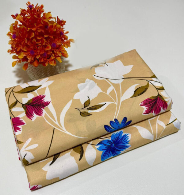 Women's Unstitched Allover Summer Cotton 2pc Suit 2025 | Design 71