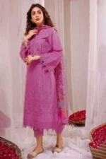 Bareeze Premium Dhanak Winter Collection 2025 – Luxury Embroidered 3PC Suit With Digital Wool Shawl