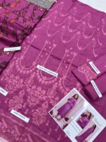 Bareeze Premium Dhanak Winter Collection 2025 – Luxury Embroidered 3PC Suit With Digital Wool Shawl