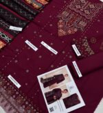 Sapphire Premium Dhanak With Digital Wool Shawl 2025 – Luxury Heavy Embroidered Winter Suit