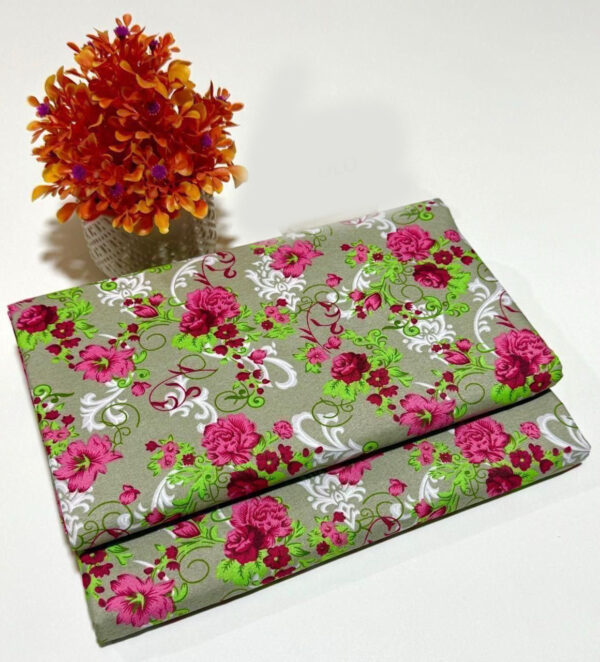 Women's Unstitched Allover Summer Cotton 2pc Suit 2025 | Design 143