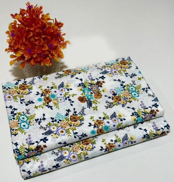 Women's Unstitched Allover Summer Cotton 2pc Suit 2025 | Design 154