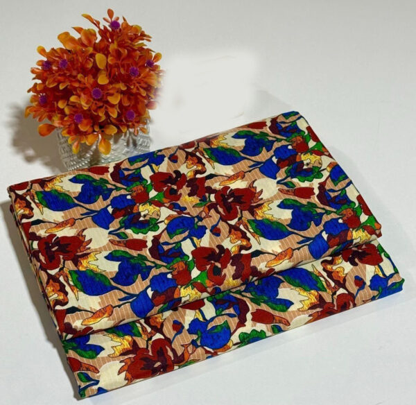 Women's Unstitched Allover Summer Cotton 2pc Suit 2025 | Design 188