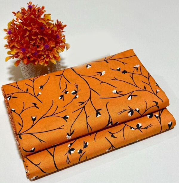 Women's Unstitched Allover Summer Cotton 2pc Suit 2025 | Design 198