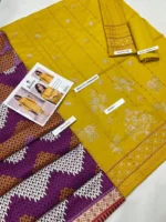 Jazmin 3 Piece Unstitched Embroidered Dhanak Suit – Winter 2025 Collection by sarastore.pk