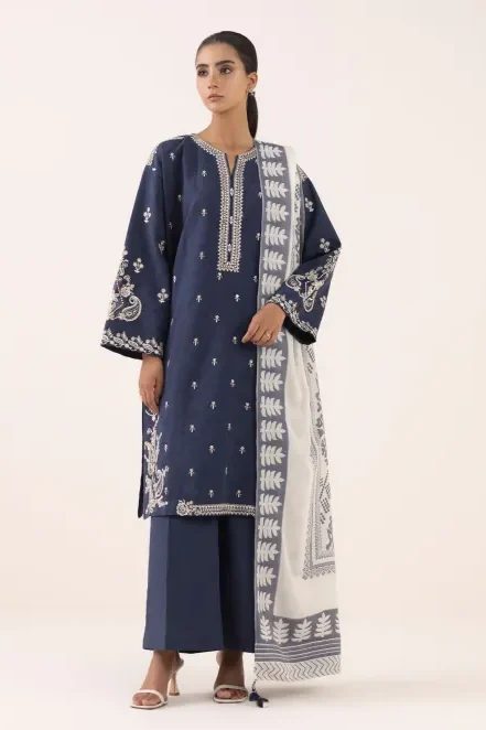 Sapphire Premium Dhanak 3 Piece Unstitched Embroidered Suit – Winter 2025 Collection Code SS-SPH-09 (01) Sapphire Premium Dhanak 3 Piece Unstitched Embroidered Suit – Winter 2025 Collection by sarastore.pk