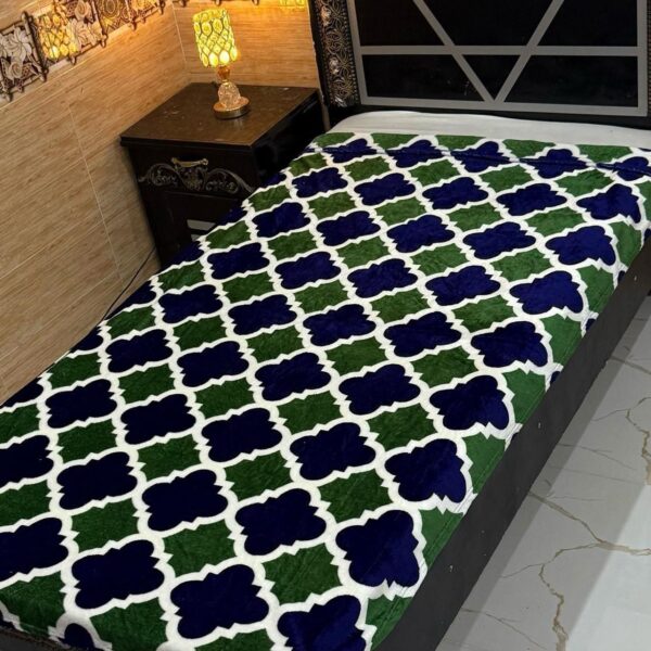 Soft Fleece Printed AC Blanket – Single Bed | Winter 2048