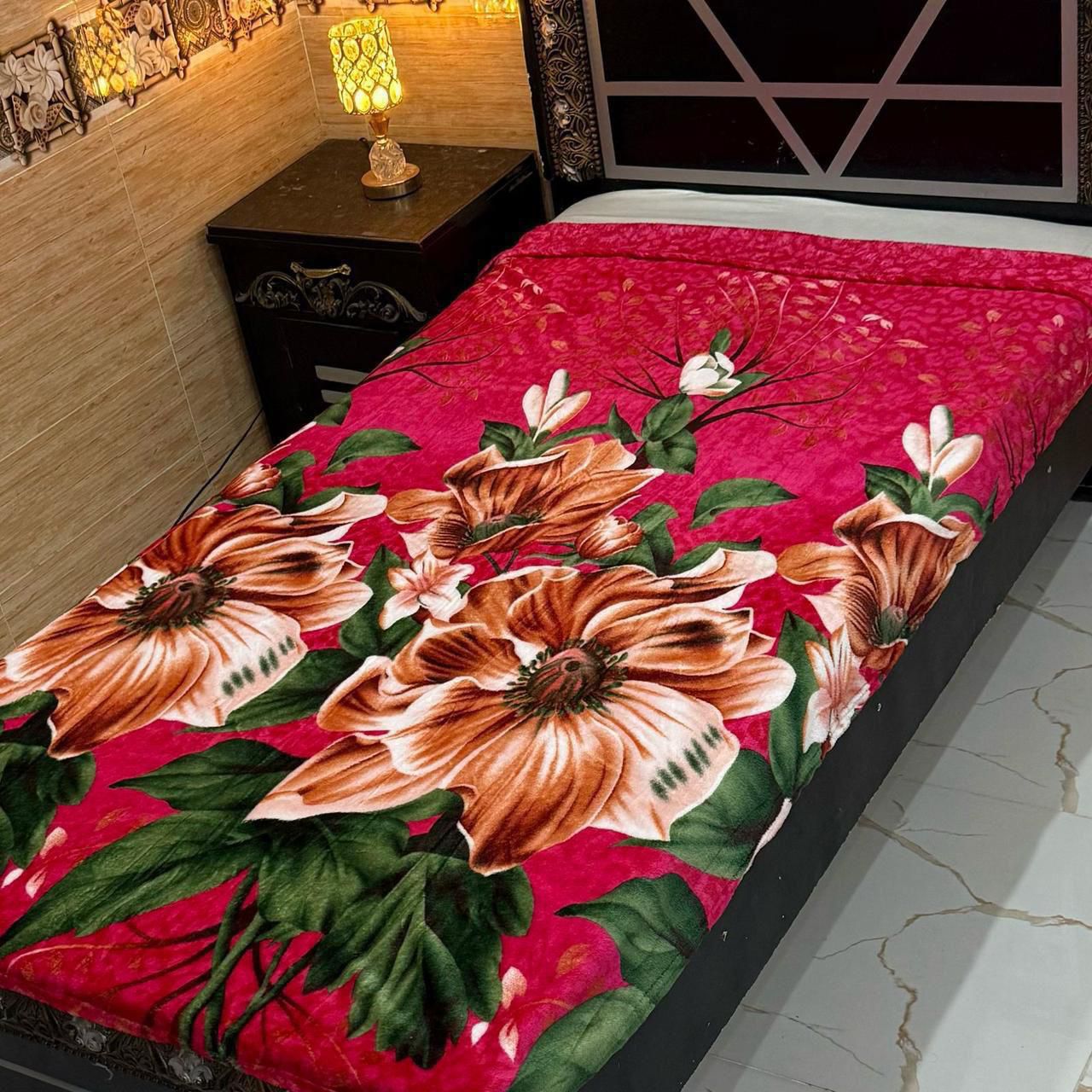 Soft Fleece Printed AC Blanket – Single Bed | Winter 2030