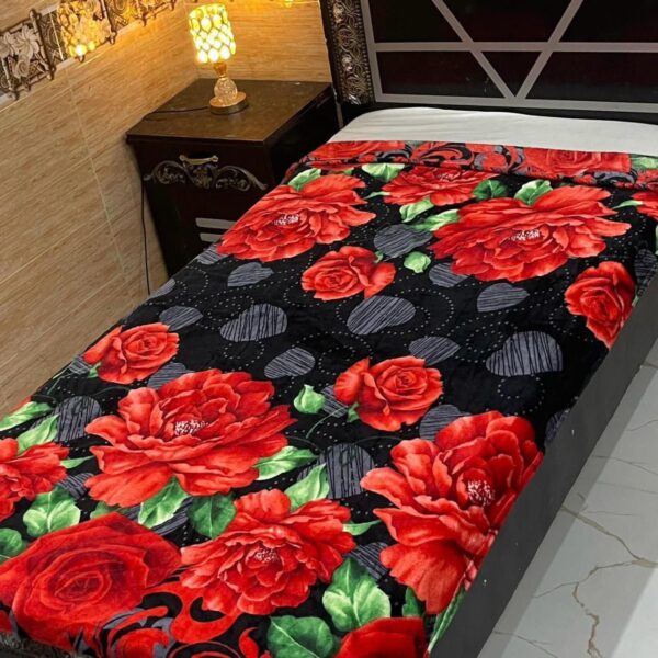 Single Bed Soft Fleece Printed AC Blanket – Winter 2025 Home Collection SS-SAC-01
