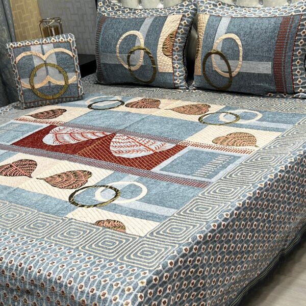 Velvet-Jacquard-King-Size-4pc-Bedsheet-Set – Winter 2025 Code: S.S-Vel04-20