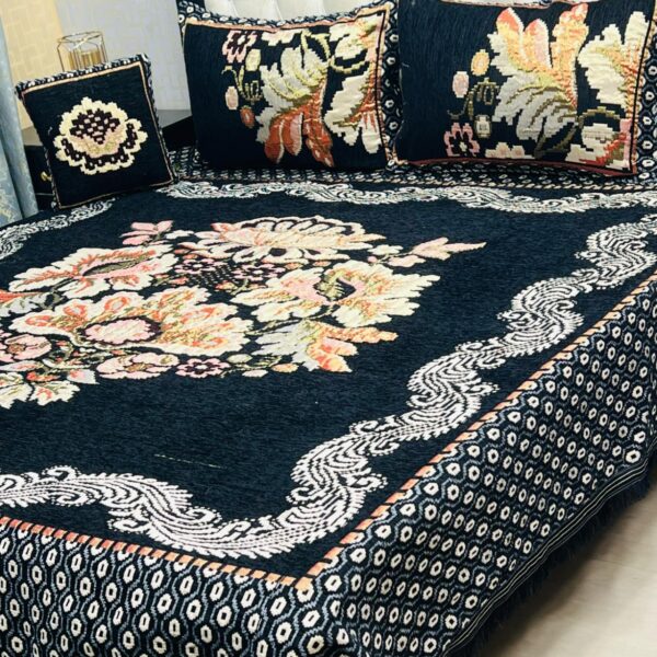 Velvet-Jacquard-King-Size-4pc-Bedsheet-Set – Winter 2025 Code: S.S-Vel04-10