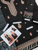 Garnit Premium Dhanak 3 Piece Embroidered Suit with Digital Wool Shawl – Winter 2025 Collection by sarastore.pk
