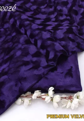 Purple Haze Korean Velvet 2PCS Unstitched Suit – Winter 2025 Casual Collection by sarastore.pk