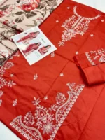 Mohagni Dhank 3 Piece Embroidered Suit – Winter 2025 Collection | sarastore.pk