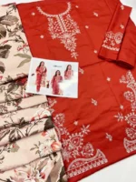 Mohagni Dhank 3 Piece Embroidered Suit – Winter 2025 Collection | sarastore.pk