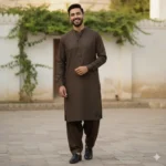 Zrafat Bronze Wash n Wear Men’s Unstitched Suit 2026 Premium Quality Fabric Pakistan