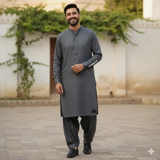 Zrafat Graphite Gray Wash & Wear Men’s Unstitched Suit 2026 Modern Fabric Pakistan