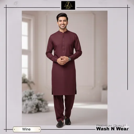 Zrafat-Wash-n-Wear-Mens-Unstitched-Suit-2026-wine Zrafat Wine Color Wash n Wear Men’s Unstitched Suit 2026 Premium Quality Fabric Pakistan