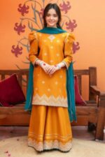 MARIA.B girls kids lawn 3 piece unstitched outfit summer collection 2026 price in Pakistan sarastore.pk