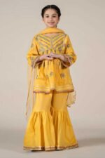 MARIA.B Kids Lawn 3 Piece Unstitched Embroidered Suit Eid Collection 2026 price in Pakistan sarastore.pk