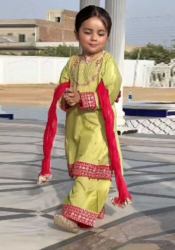 MARIA.B Kids Lawn 3 Piece Unstitched Embroidered Suit Eid Collection 2026 price in Pakistan sarastore.pk