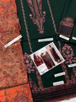 Hussain Rehar Airjet Lawn 3 Piece Unstitched Embroidered Suit Summer Collection 2026 sarastore.pk