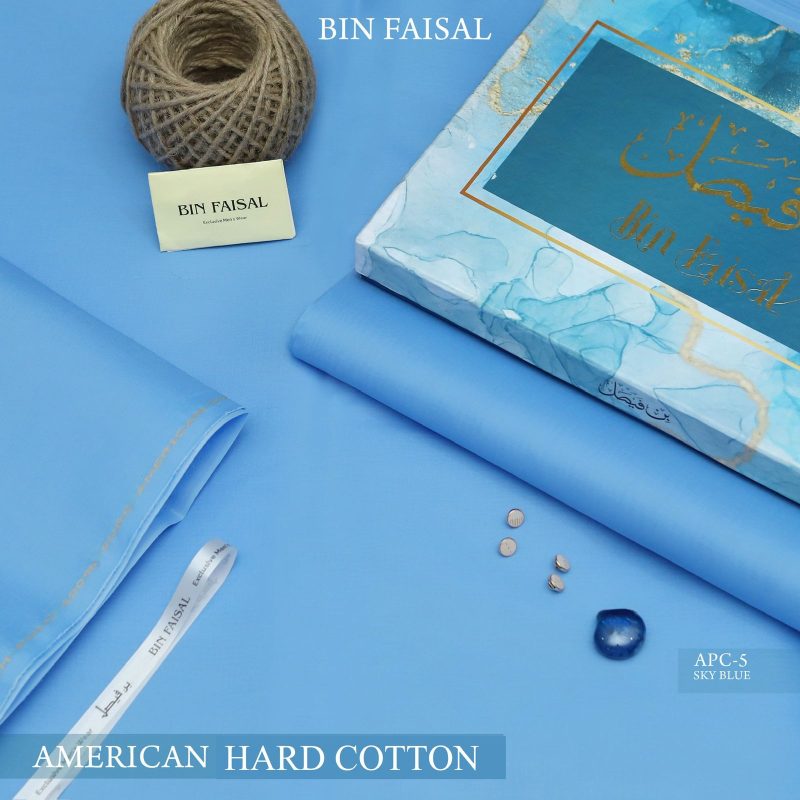 Bin Faisal Summer Collection 2026 Elite Gold American Polo Cotton suit cutting with branded box sarastore.pk