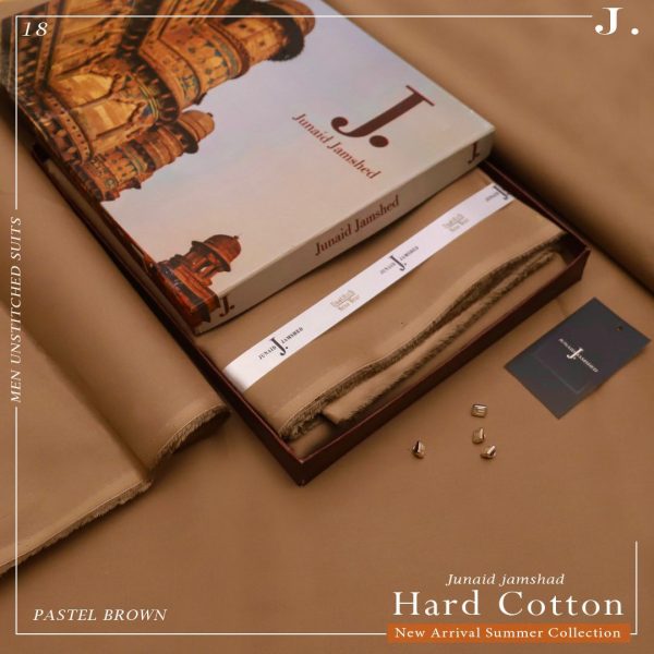Junaid Jamshed Men’s Luxury Summer Collection 2026 Premium Egyptian Yarn Cotton suit cutting box packing sarastore.pk